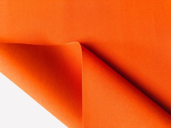 Orange Plain DRALON Outdoor Fabric Solid Acrylic Teflon Waterproof Upholstery Material For Cushion Gazebo Beach – 63"/160cm Wide