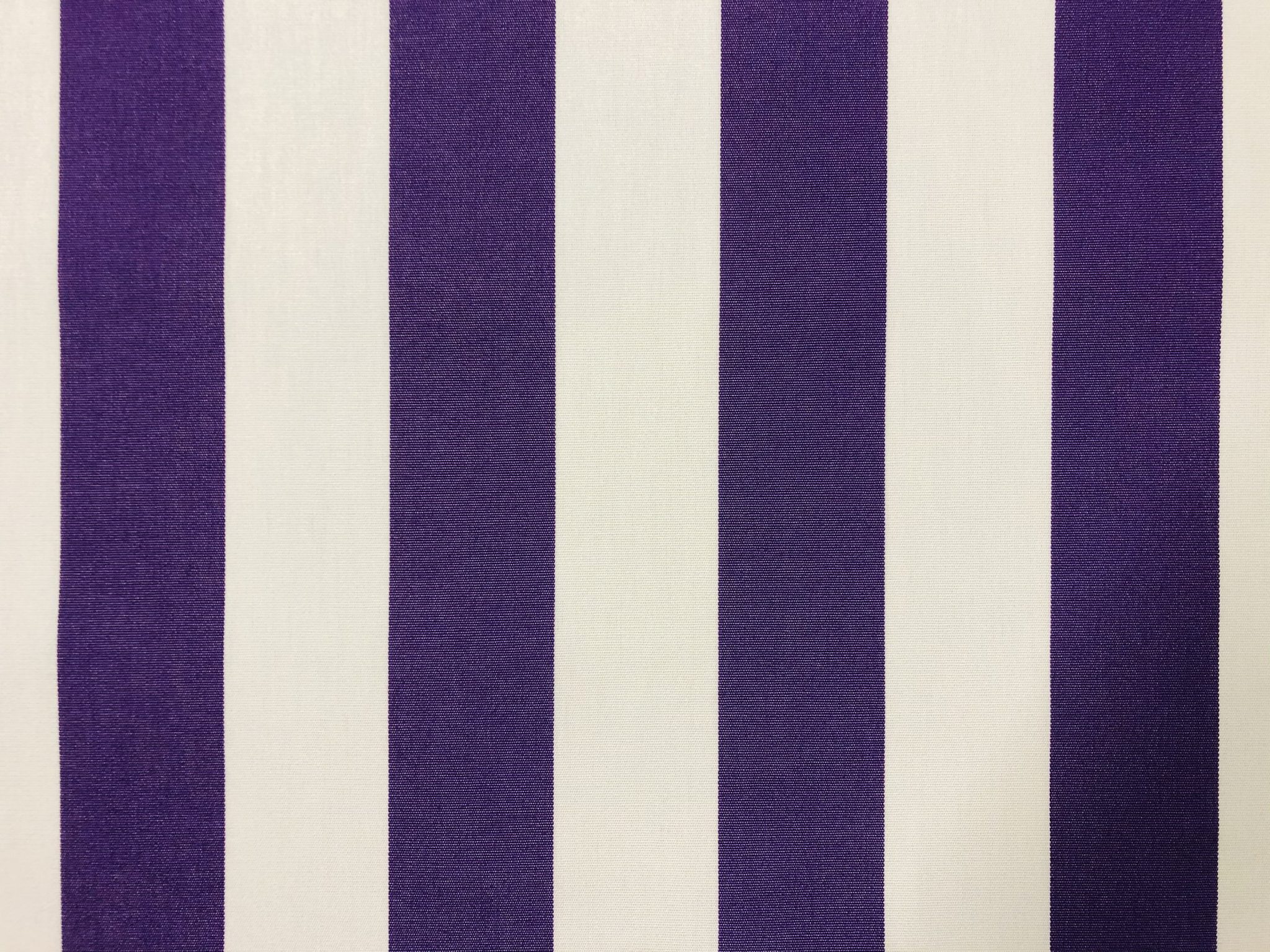 Purple & White Striped DRALON Outdoor Fabric Acrylic Teflon Waterproof