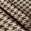 Taupe Houndstooth Chenille Fabric Jacquard Gobelin Material Upholstery Soft Cloth – 2 way stretch- 59''/150cm wide