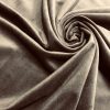 LUX Velvet Fabric Super Soft Strong Velour Material Home Decor Curtains Upholstery Dressmaking – 59"/150 cm Wide – BROWN