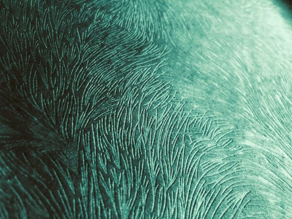Embossed Velvet Fabric Super Soft Velour Material Home Decor Curtains Upholstery Dressmaking - 59 "/ 150 cm Wide - DARK GREEN - Image 3