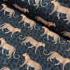 Leopard Parade DRALON Outdoor Fabric Digital Print Acrylic Teflon Waterproof Upholstery Material For Cushion Gazebo Beach – 55"/140cm Wide