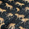 Leopard Parade DRALON Outdoor Fabric Digital Print Acrylic Teflon Waterproof Upholstery Material For Cushion Gazebo Beach – 55"/140cm Wide