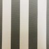 Light Grey & White Striped DRALON Outdoor Fabric Acrylic Teflon Waterproof Upholstery Material For Cushion Gazebo Beach – 63"/160cm Wide