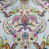 Prussian Paisley Fabric Pastel Floral Easter Material Home Decor Curtain Upholstery 140cm or 55" wide – Multicoloured