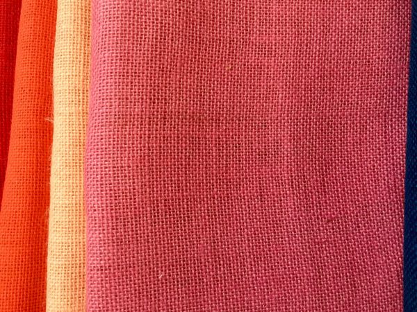 CANDY Pink Dyed HESSIAN 100% JUTE Fabric Sacking Material - 10oz Fine Natural Burlap for Wedding, Table Runner, Curtains - 150cm or 59" Wide - Image 2