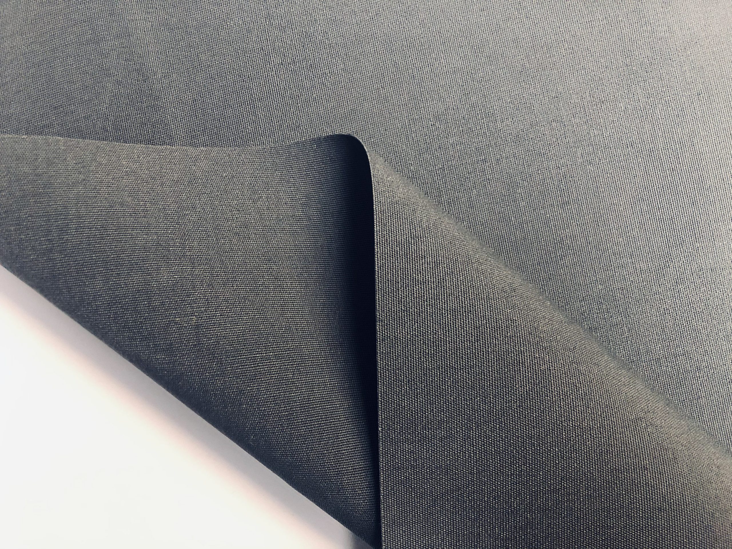 Charcoal Grey Plain DRALON Outdoor Fabric Solid Acrylic Teflon ...