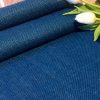 INDIGO Blue Dyed HESSIAN 100% JUTE Fabric Sacking Material 10oz Fine Natural Burlap for Wedding, Table Runner, Curtains – 150cm or 59" Wide