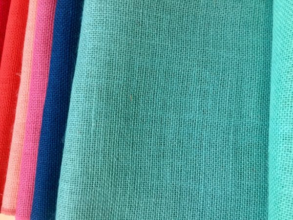 JADE Dyed HESSIAN 100% JUTE Fabric Sacking Material 10oz Fine Natural Burlap for Wedding, Table Runner, Curtains - 150cm or 59" Wide - Image 2