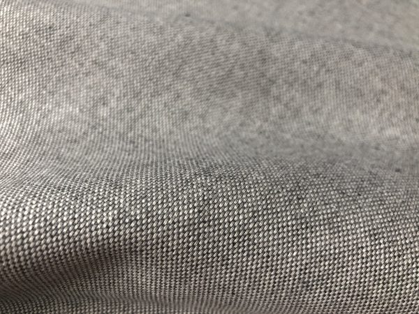 Linen Look Plain Culla Fabric Furnishing Curtain Upholstery Dressmaking Cotton Material 55"/140cm Wide Canvas - GREY - Image 2
