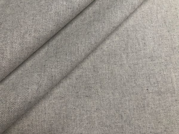 Linen Look Plain Culla Fabric Furnishing Curtain Upholstery Dressmaking Cotton Material 55"/140cm Wide Canvas - GREY - Image 3