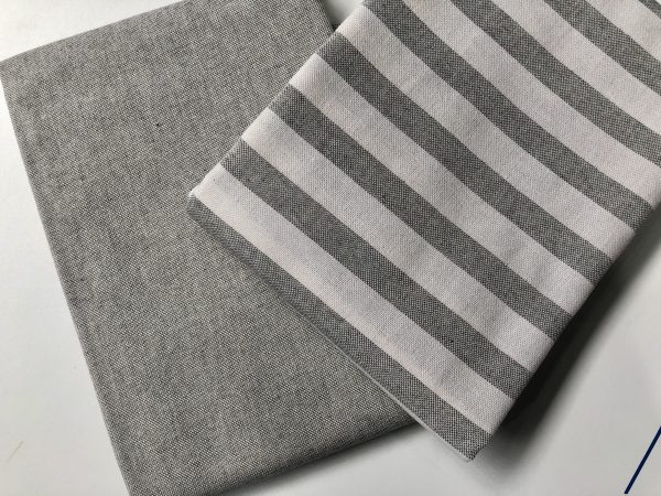 Linen Look Plain Culla Fabric Furnishing Curtain Upholstery Dressmaking Cotton Material 55"/140cm Wide Canvas - GREY - Image 4