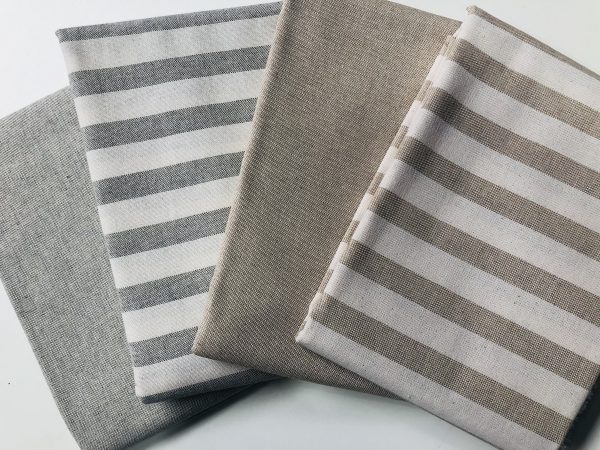Linen Look Plain Culla Fabric Furnishing Curtain Upholstery Dressmaking Cotton Material 55"/140cm Wide Canvas - GREY - Image 5