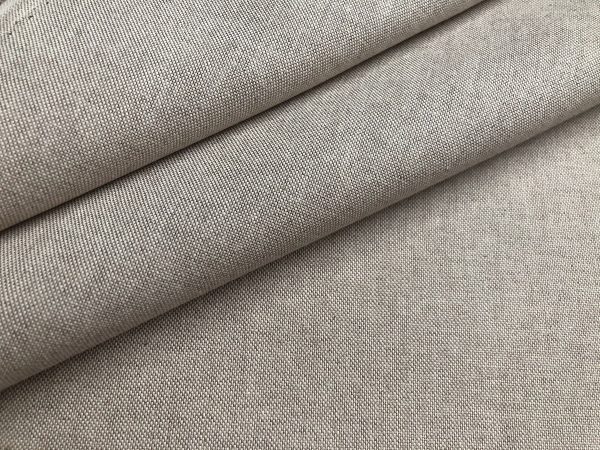 Linen Look Plain Culla Fabric Furnishing Curtain Upholstery Dressmaking Cotton Material 55"/140cm Wide Canvas - NATURAL - Image 3