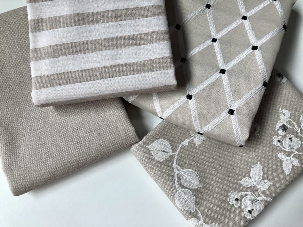Linen Look Plain Culla Fabric Furnishing Curtain Upholstery Dressmaking Cotton Material 55"/140cm Wide Canvas - NATURAL - Image 4