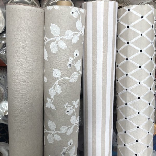 Linen Look Plain Culla Fabric Furnishing Curtain Upholstery Dressmaking Cotton Material 55"/140cm Wide Canvas - NATURAL - Image 8