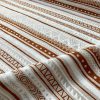 Maya Stripes Tribal Indian Pattern Mexican Aztec Ornament Ethnic Fabric Geometric Print Furnishing Upholstery Material 55"/140cm Wide