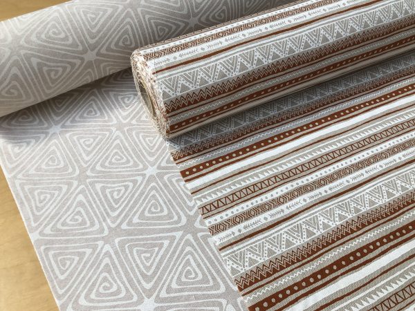 Maya TRIANGLES Tribal Indian Pattern Mexican Aztec Ornament Ethnic Fabric Geometric Print Furnishing Upholstery Material 55"/140cm Wide - Image 9