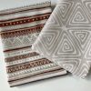 Maya TRIANGLES Tribal Indian Pattern Mexican Aztec Ornament Ethnic Fabric Geometric Print Furnishing Upholstery Material 55"/140cm Wide