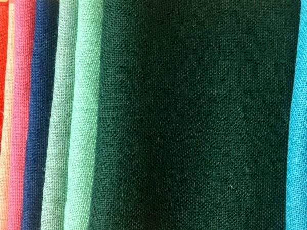 PETROL Green Dyed HESSIAN 100% JUTE Fabric Sacking Material 10oz Fine Natural Burlap for Wedding, Table Runner, Curtains - 150cm or 59" Wide - Image 2
