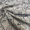 Picasso Faces Digitally Printed Fabric Furnishing Curtain Upholstery Dressmaking Cotton Material 55"/140cm Wide Canvas