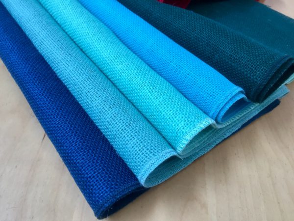 PETROL GREEN Rustic Burlap Jute Runners For Events, Weddings, Home - Jute Hessian Table Runner - 12'' or 30cm Wide - Image 3