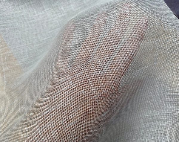 Extra Wide 100% Linen Fabric - Soft Linen Material for Home Decor, Curtains, Clothes - 118"/ 300cm wide - Plain GREY - Image 2