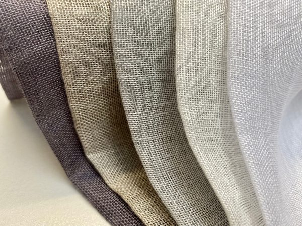 Extra Wide 100% Linen Fabric - Soft Linen Material for Home Decor, Curtains, Clothes - 118"/ 300cm wide - Plain GREY - Image 5