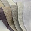 Extra Wide 100% Linen Fabric – Soft Linen Material for Home Decor, Curtains, Clothes – 118″/ 300cm wide – Plain GREY PLUM