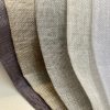Extra Wide 100% Linen Fabric – Soft Linen Material for Home Decor, Curtains, Clothes – 118″/ 300cm wide – Plain GREY PLUM