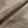 TAUPE Beige Inbetween Voile Tulle Organza Fabric Linen Look Sheer Curtains Net With Lead Cord Weight Base – 280cm EXTRA Wide