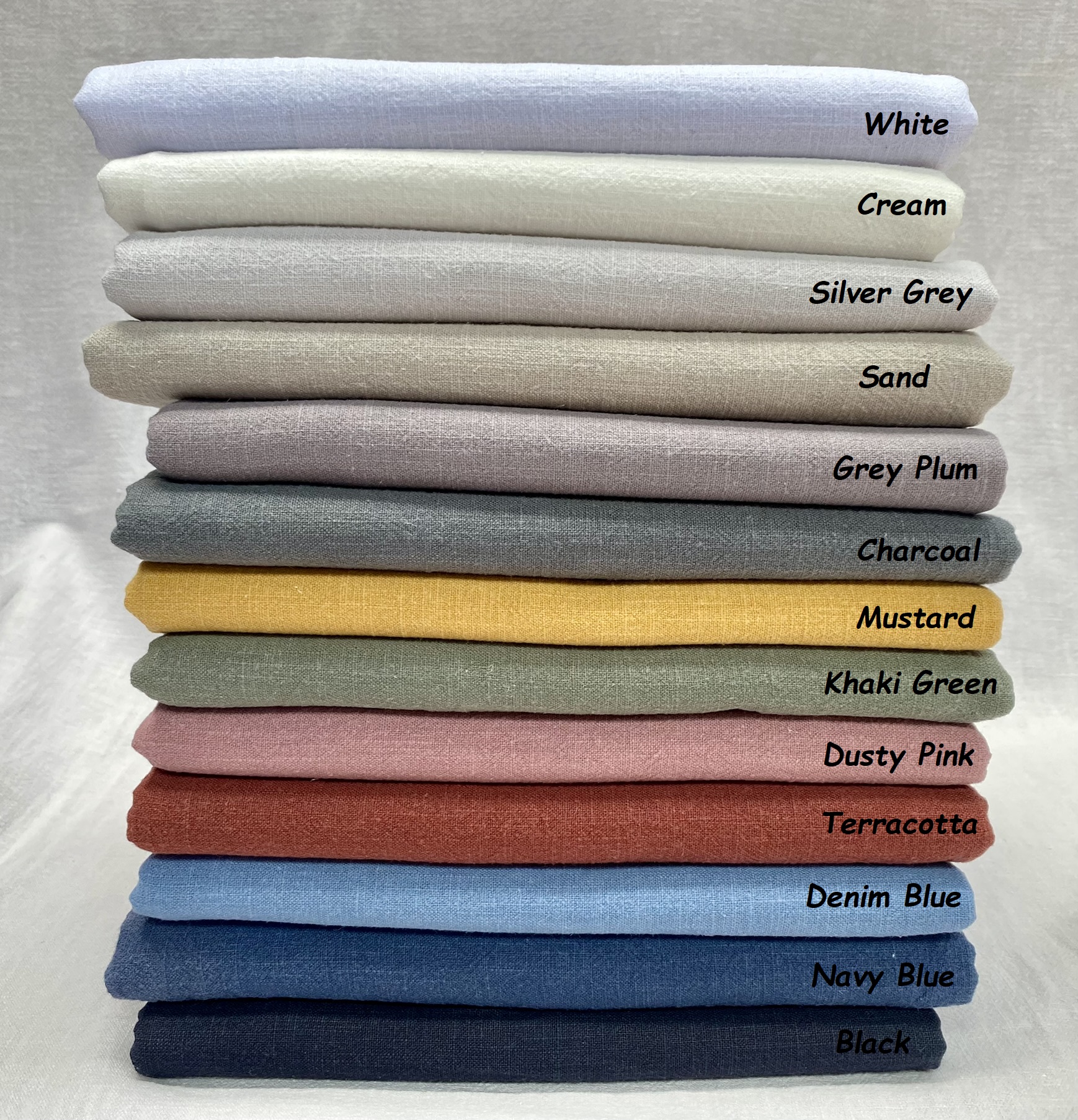 Linen Fabric & Linen Blend Material