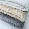 Sherpa Fleece Fabric Super Soft Stretch Material Home Decor Upholstery Dressmaking – 64″/165 cm Wide – CREAM