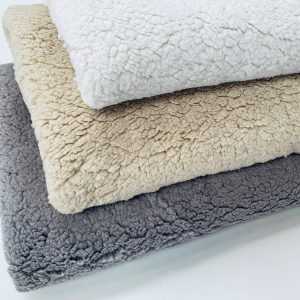 Sherpa Fleece Fabric Super Soft Stretch Material Home Decor Upholstery ...