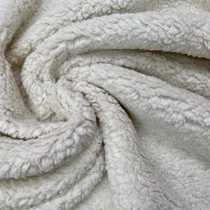 Sherpa Fleece Fabric Super Soft Stretch Material Home Decor Upholstery  Dressmaking Plush 64/165 Cm Wide 