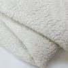 Sherpa Fleece Fabric Super Soft Stretch Material Home Decor Upholstery Dressmaking – 64″/165 cm Wide – WHITE