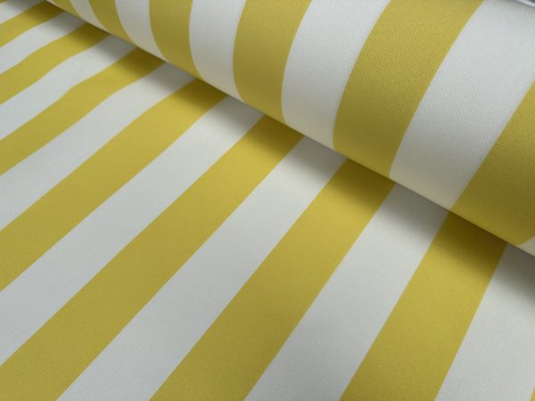 Striped DRALON Outdoor Fabric Solid Acrylic Teflon Waterproof Upholstery Material For Cushion Gazebo Beach - 63"/160cm Wide - Image 6