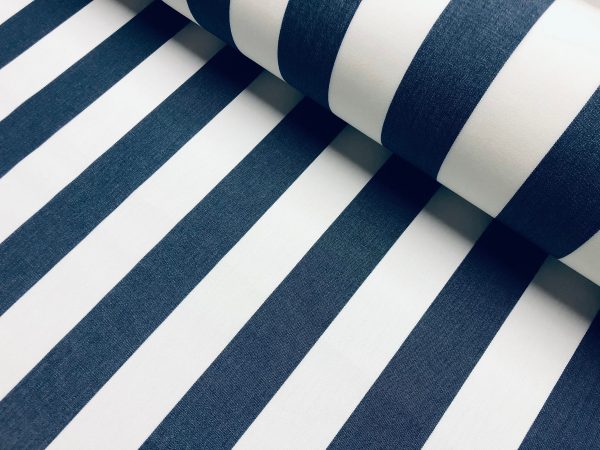 Striped DRALON Outdoor Fabric Solid Acrylic Teflon Waterproof Upholstery Material For Cushion Gazebo Beach - 125"/320cm Wide - Image 8