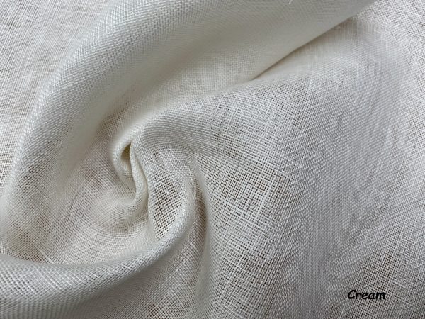 Extra Wide 100% Linen Fabric - Soft Linen Material for Home Decor, Curtains, Clothes - 118"/ 300cm wide - Image 4
