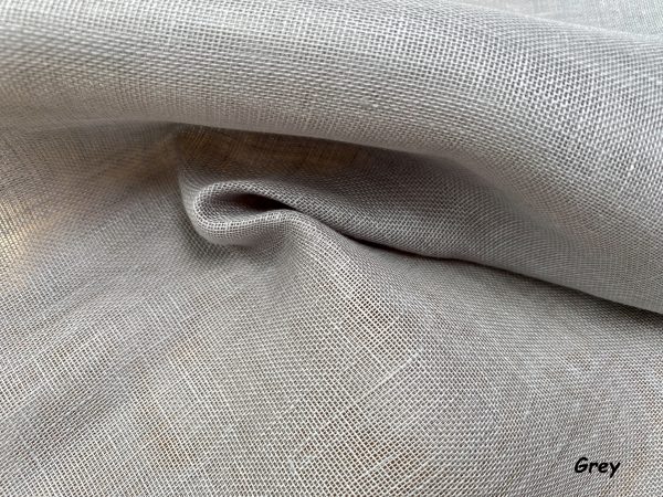 Extra Wide 100% Linen Fabric - Soft Linen Material for Home Decor, Curtains, Clothes - 118"/ 300cm wide - Image 6
