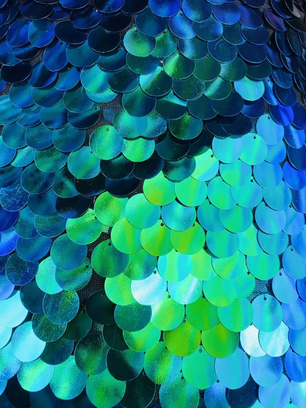 18mm Large Sequin Fabric Glitter Stretch Material - Backdrop, Dress Making, Home Decoration - 130cm wide - Sparkling Paillettes - Image 16