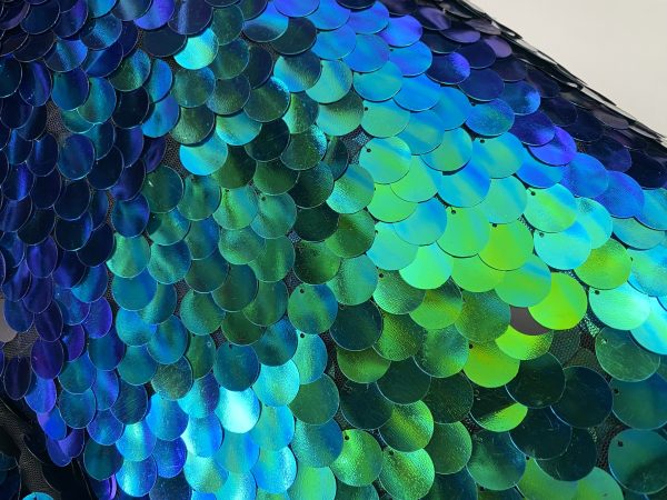 18mm Large Sequin Fabric Glitter Stretch Material - Backdrop, Dress Making, Home Decoration - 130cm wide - Sparkling Paillettes - Image 13