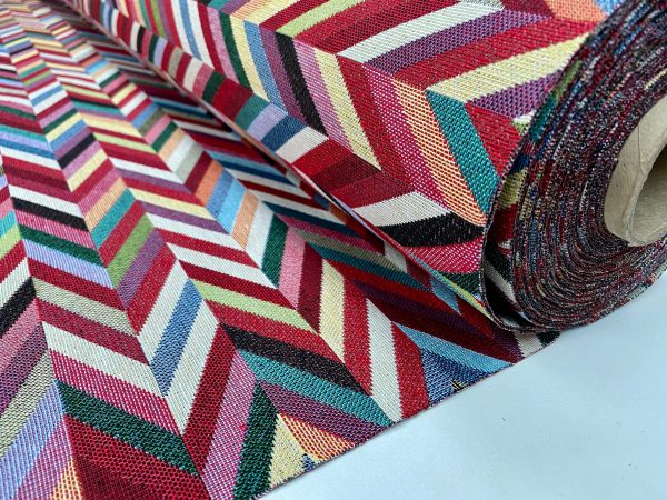 Gobelin Woven Collection Fabric Home Decor Tapestry Material for Curtains, Upholstery  - 55"/140cm Wide - Multicolour - Image 4