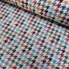 Houndstooth Woven Gobelin Fabric Home Decor Tapestry Material for Curtains, Upholstery  – 55″/140cm Wide – Multicolour