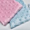 HEART Supersoft Dimple Fleece Fabric Plush Cuddle Soft – 160cm (63 inches) wide