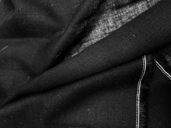 BLACK Dyed HESSIAN 100% JUTE Fabric Sacking Material - 10oz Fine Natural Burlap for Wedding, Table Runner, Curtains - 150cm Wide - Image 5