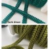Rayon BRAID Cord Textile Trim Home Decor – Pillow, Cushion, Curtains Edge Trimming Upholstery – 10mm Wide – ANY LENGTH