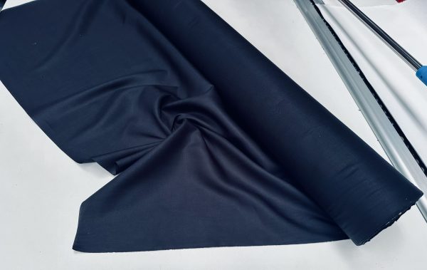 CLEARANCE SALE Plain Cotton Fabric Material for Home Decor Curtains Dressmaking Scrubs - 120cm Wide - Black