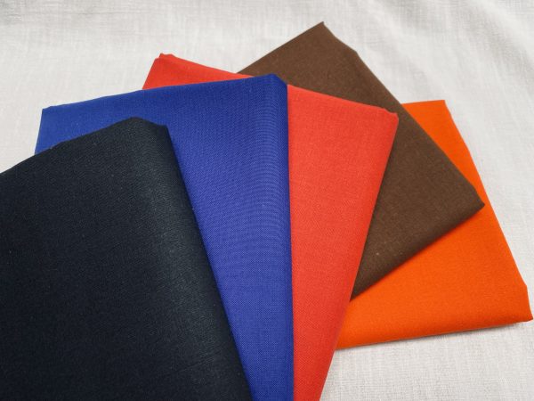 CLEARANCE SALE Plain 60SQ Cotton Fabric Material for Home Decor Curtains Dressmaking Scrubs - 150cm Wide - Orange - Image 4