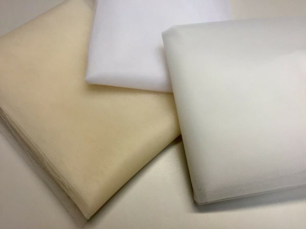 IVORY Tutu Tulle Fabric Mesh Net Material draping dressmaking lightweight curtain - 118"/300cm EXTRA wide - Image 2